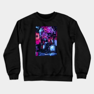 Tokyo Street Neon Synthwave Crewneck Sweatshirt